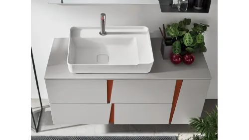 Mobile da Bagno Wector in Laccato di Artesi