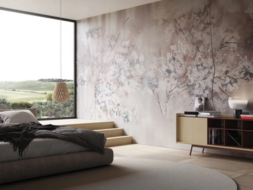 Carta da parati floreale moderna Aomi di Instabilelab