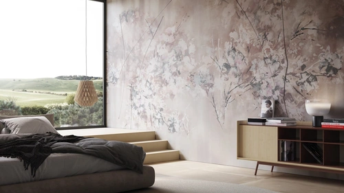 Carta da parati floreale moderna Aomi di Instabilelab