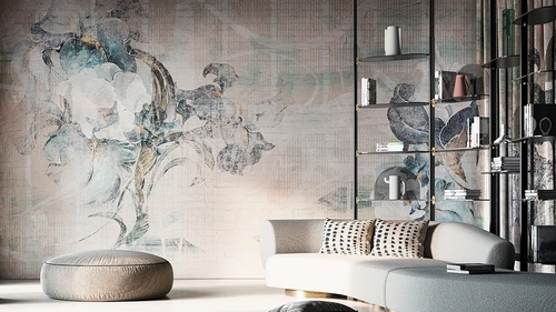 Carta da parati floreale vintage Eloise di Instabilelab