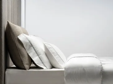 Biancheria da letto in cotone ricamato in raso Cannes di Tosconova