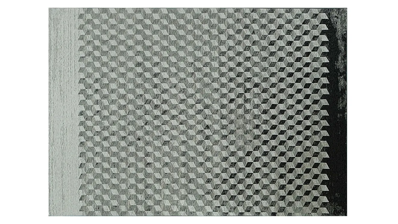 Tappeto Rubik in tessuto di cotone e ciniglia di Cattelan Italia