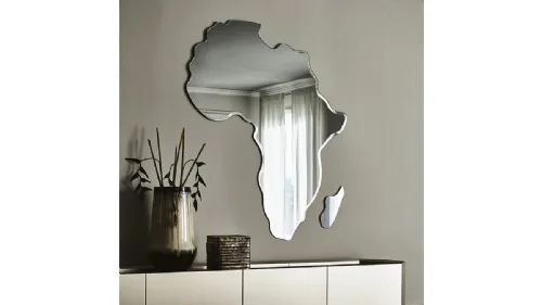 Specchio da parete in cristallo fumè Africa di Cattelan Italia