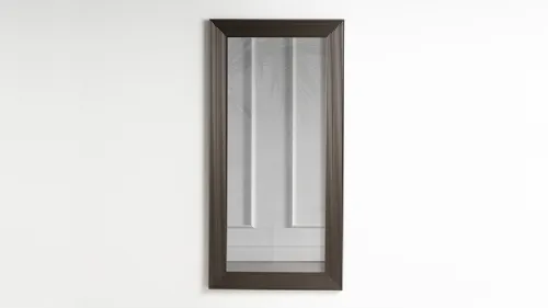 Specchio rettangolare con cornice in legno massello SP 50 di Tosconova