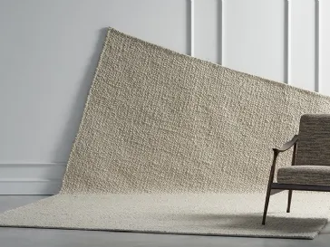 Tappeto realizzato in lana pregiata, cotone e juta e annodato a mano TT17 di Tosconova