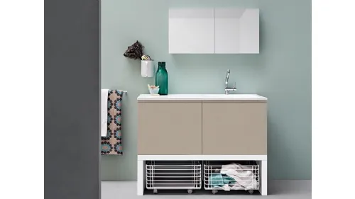 Mobile da Bagno in melaminico Acqua e Sapone Lavanderia 05 di Birex