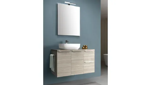 Mobile da Bagno sospeso in melaminico Sable beige 46 01 di Arcom