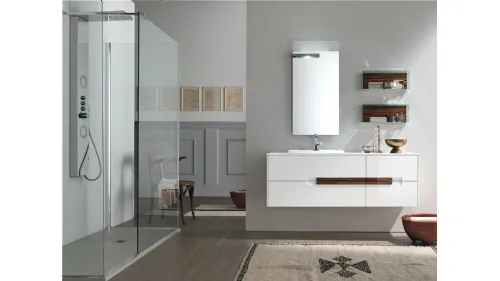 Mobile da bagno Ateliè in laccato opaco AT 07 di Artesi