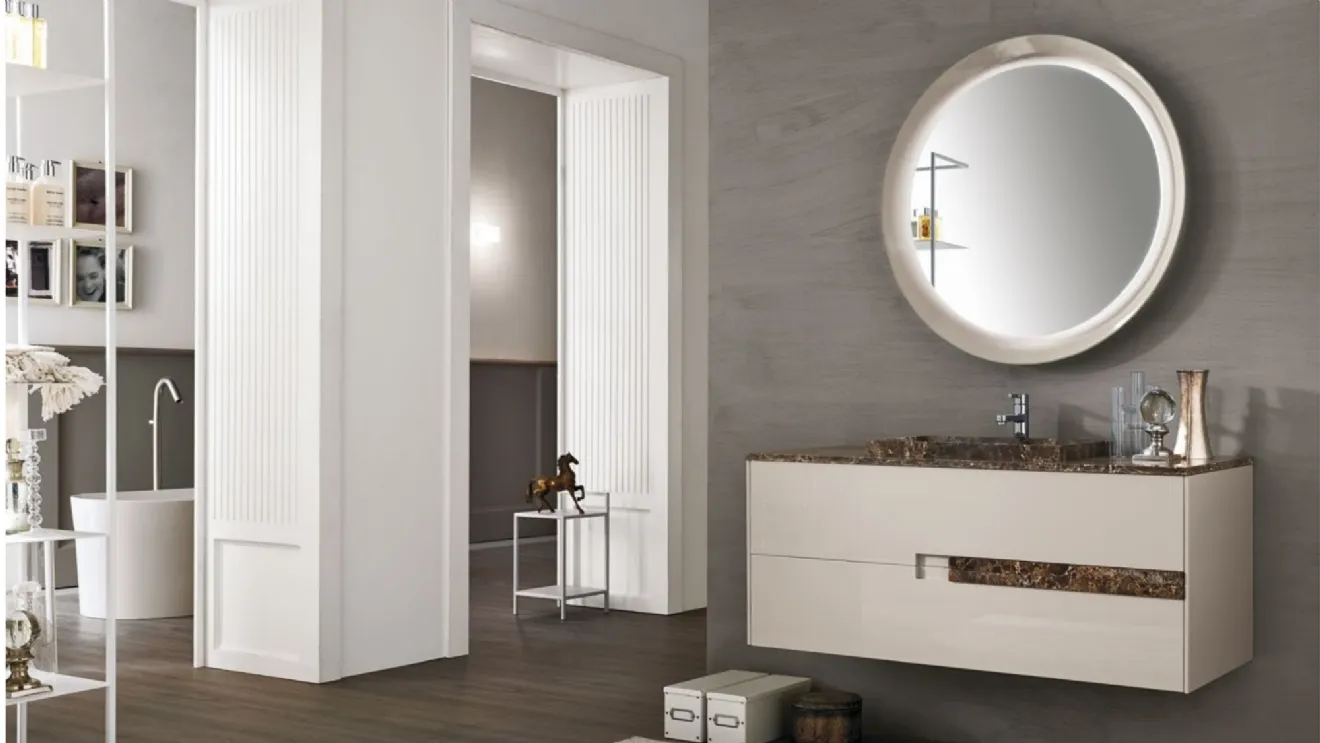 Mobile da Bagno con piano in marmo Atelie AT 13 Artesi
