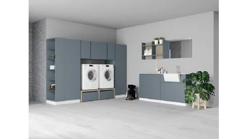 Mobile da Lavanderia in laccato opaco Idrobox 03 di Birex