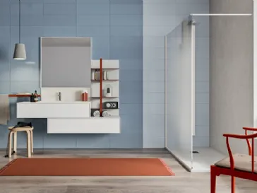 Arredo bagno Dress DR 04 laccato bianco di Artesi