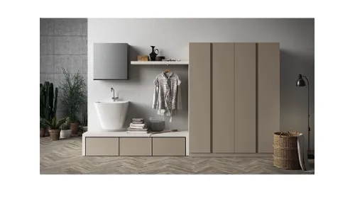 Mobile da Lavanderia in laccato opaco Idrobox 05 di Birex