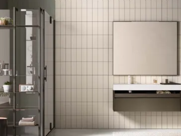 Mobile bagno sospeso con specchio Petra PT 40 Artesi