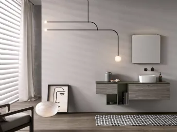 Mobile da Bagno con vani a giorno Petra PT 44 di Artesi
