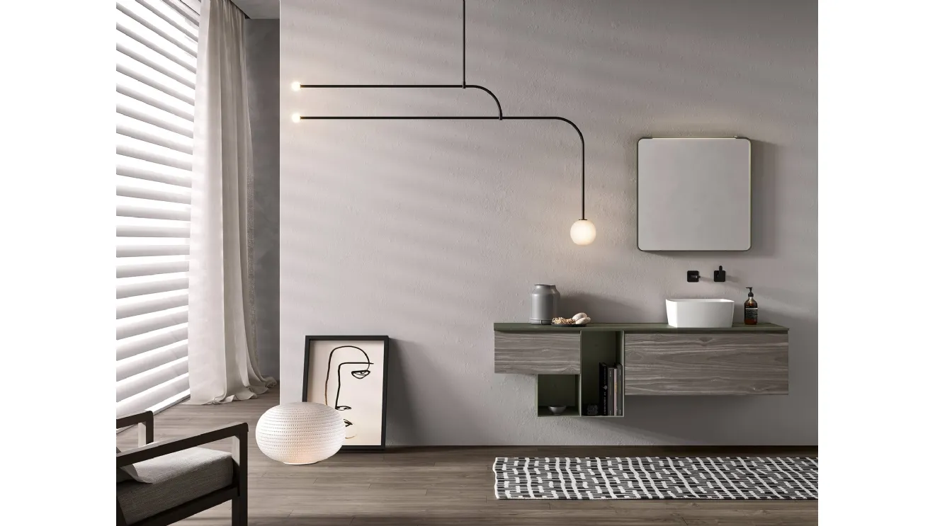 Mobile da Bagno con vani a giorno Petra PT 44 di Artesi