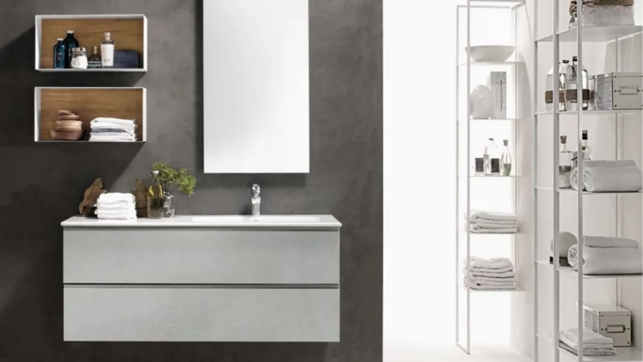 Mobile bagno sospeso Uniko Un 10 di Artesi