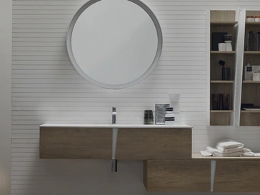 Mobile da Bagno sospeso Wector 04 di Artesi
