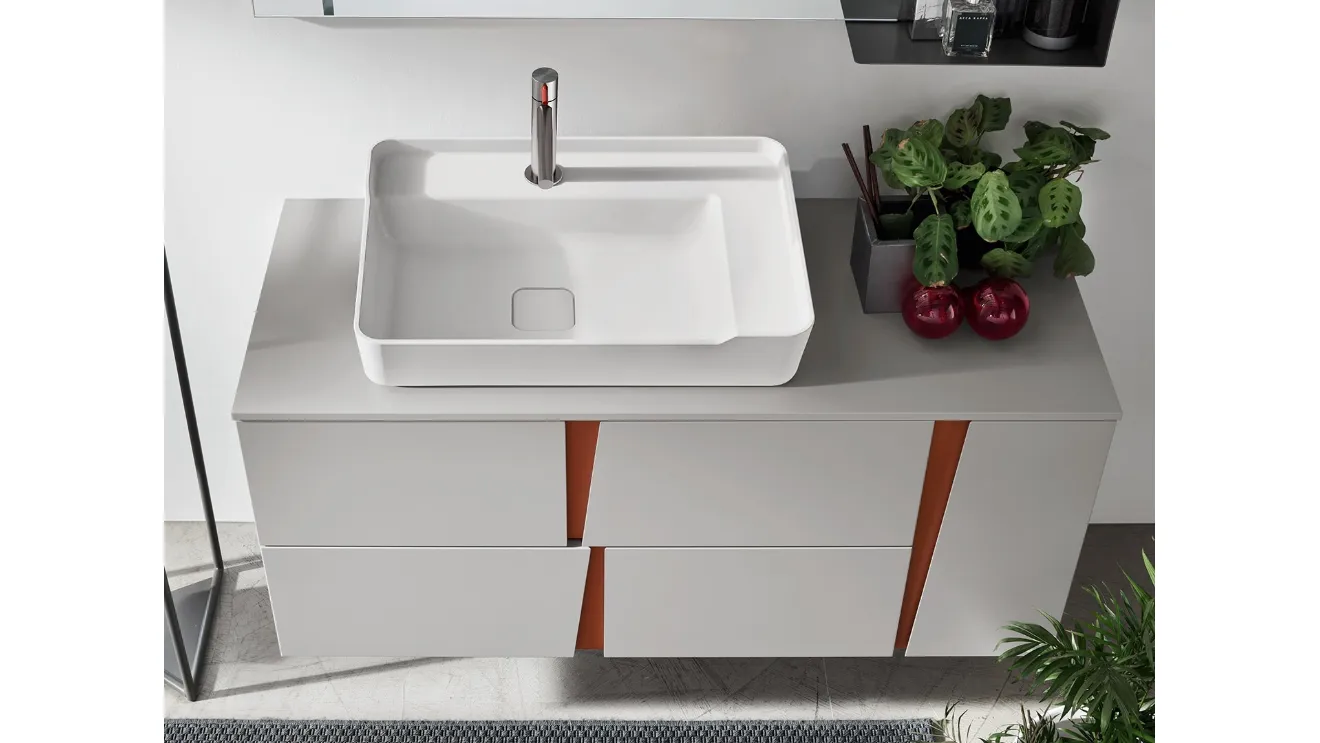 Mobile da Bagno Wector in Laccato di Artesi