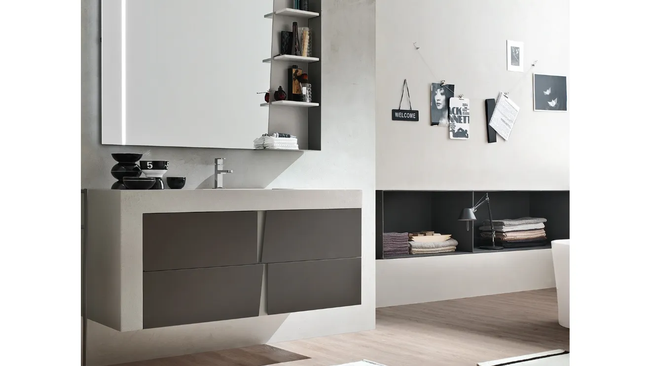 Mobile da Bagno Wector in Laccato di Artesi