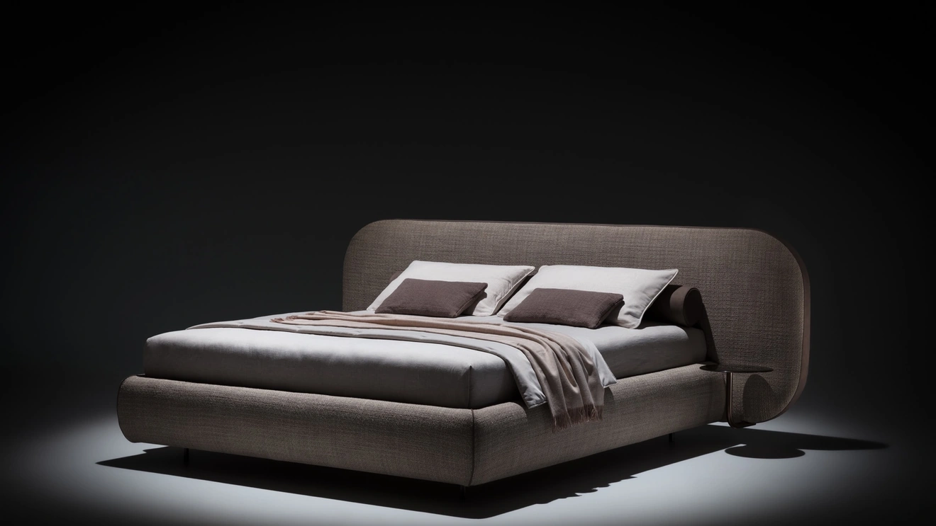 Letto matrimoniale B-Curve di Twils