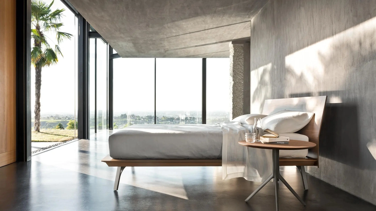 Letto con testiera Folio di Sangiacomo