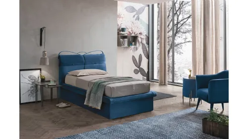 Letto singolo Corfù Plus con box contenitore di Target Point