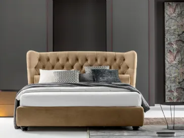 Letto con testiera in tessuto trapuntato Tommy Capitonné Twils