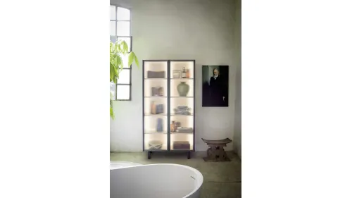 Madia Alta in vetro Box 18 06 di Novamobili