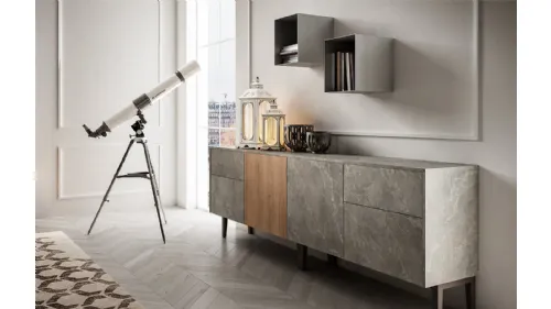 Madia Living 05 in Rovere e Pietra di Arredo3