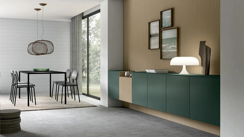 Mobile sospeso Living Glass di Arredo3