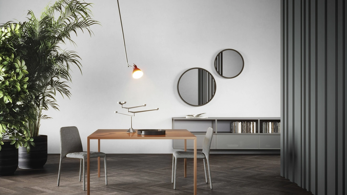 Mobile sospeso Box 18 Grigio Lucido di Novamobili