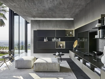 Parete Attrezzata Domino Boiserie 06 di Sangiacomo