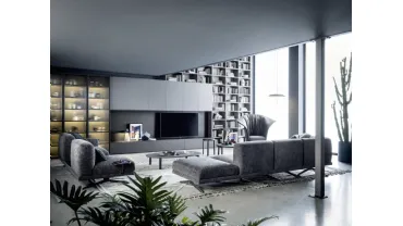 Parete Attrezzata Pannelli TV 01 di Novamobili