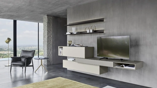 Parete Attrezzata sospesa Domino 04 di Sangiacomo