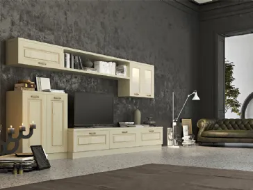 Parete Attrezzata in legno Verona III di Arredo3