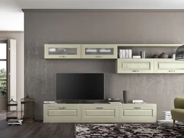 Parete Attrezzata in legno Verona IV di Arredo3