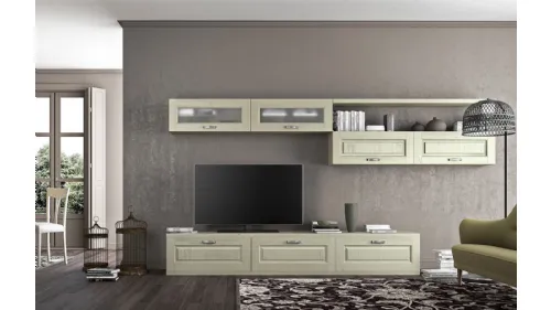 Parete Attrezzata in legno Verona IV di Arredo3