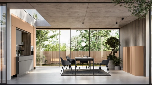 Cucina Moderna lineare Cloe 04 di Arredo3