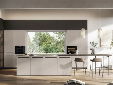 Cucina Moderna con isola Tekna 01 di Arredo3