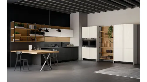 Cucina Moderna Asia 02 lineare Arredo3