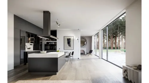 Cucina Moderna Kalì 11 con isola di Arredo3