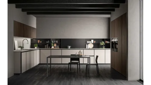 Cucina Moderna Kronos 04 angolare di Arredo3