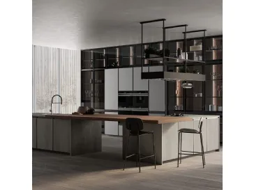 Cucina Moderna Kronos 06 con isola di Arredo3