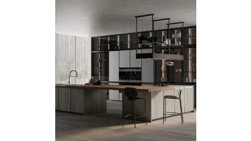 Cucina Moderna Kronos 06 con isola di Arredo3
