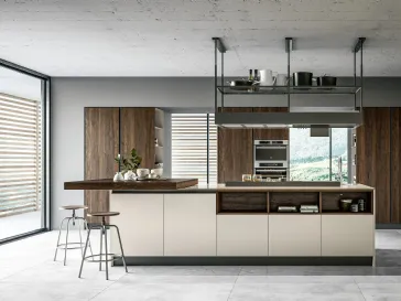 Cucina Moderna Round 01 con isola di Arredo3